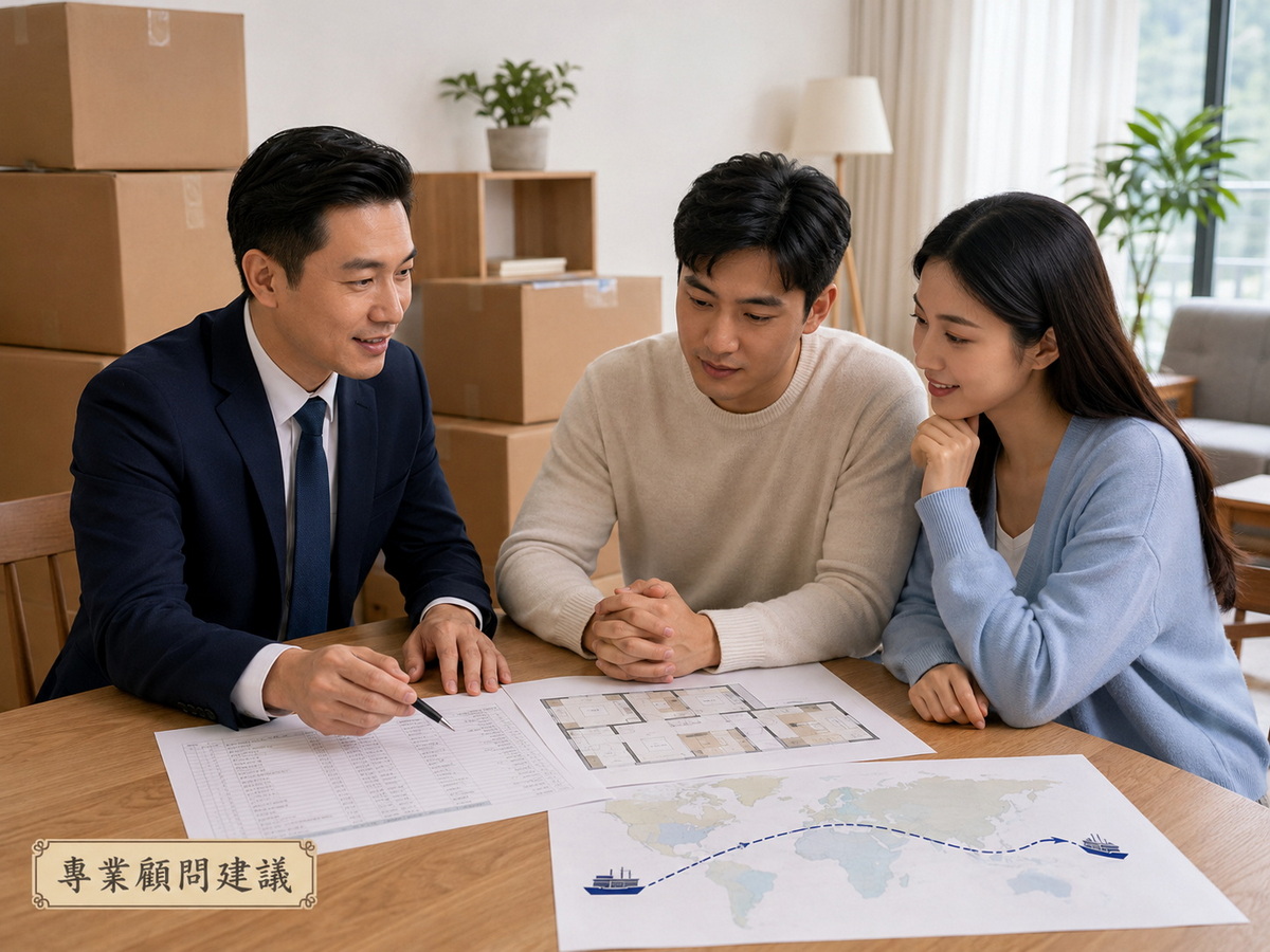 專業顧問為家庭設計海運方案 專業顧問為家庭設計海運方案