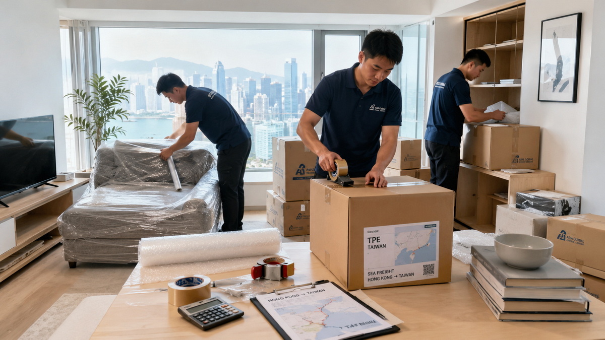 香港公寓 打包出發